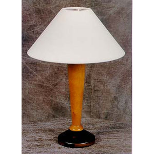 Maple and Walnut 1-Light Table Lamp