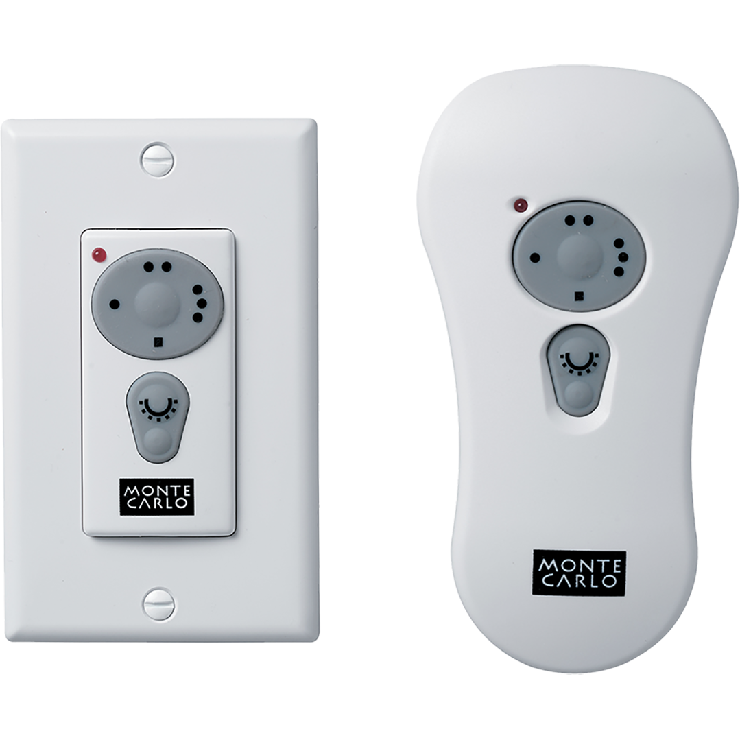 3-Speed with Dimmer and Reverse Wall / Hand-Held Battery Operated Remote Control Kit