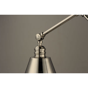 Library Sconce Polished Nickel