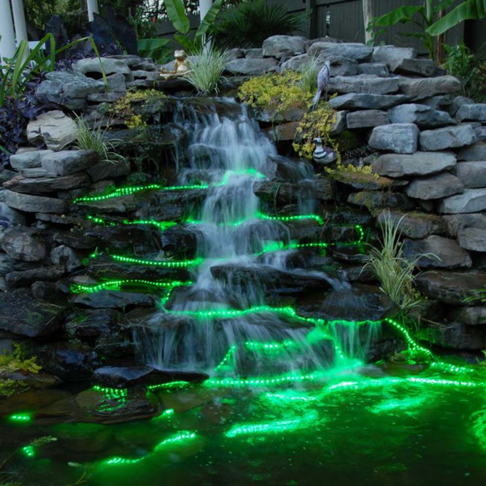 LED 24V Outdoor and IP68 Submersible RGB Color Changing Strip Light 10ft Length