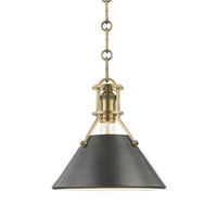Metal No.2 1-Light Small Pendant