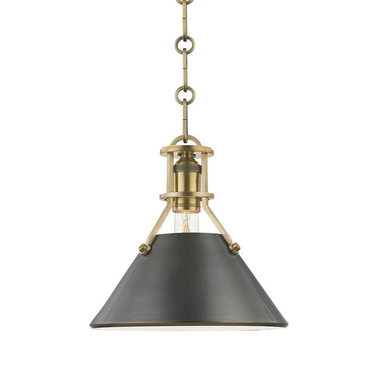 Metal No.2 1-Light Small Pendant