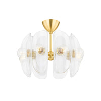 Hilo 8-Light Semi Flush