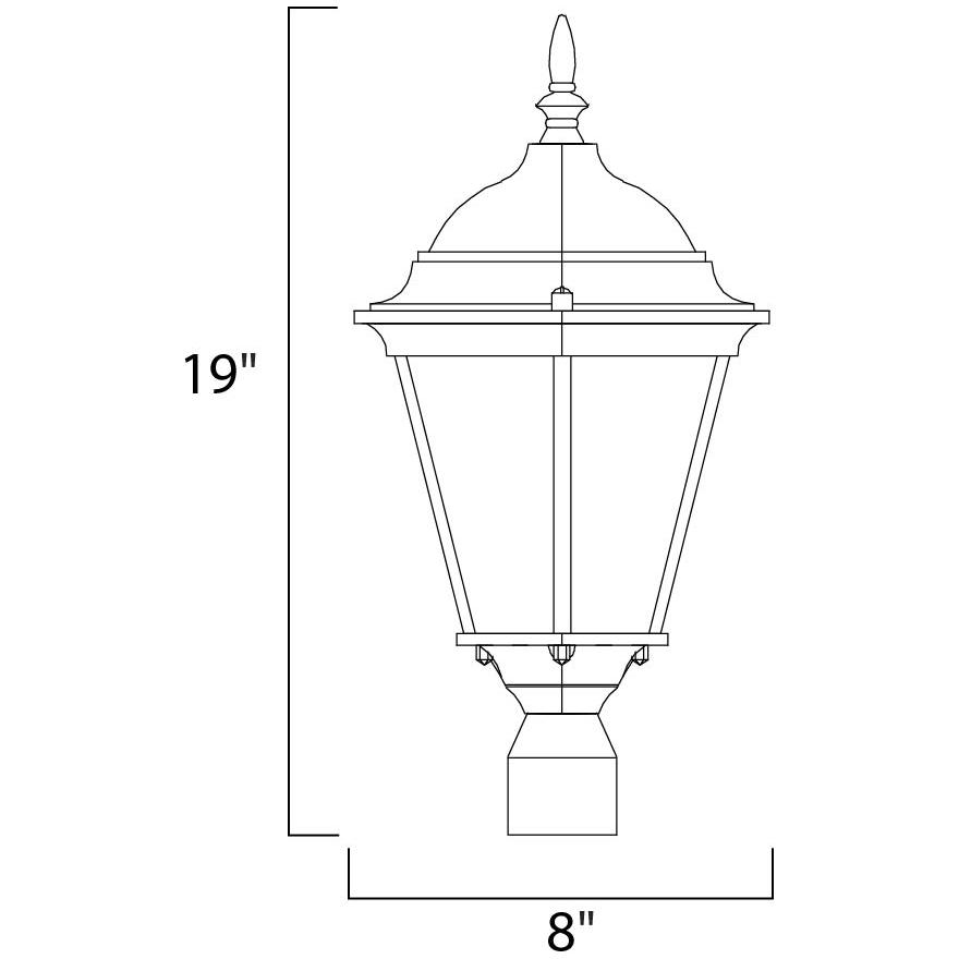 Westlake Cast 1-Light Outdoor Pole / Post Lantern