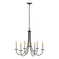 Simple Sweep 6-Arm Chandelier
