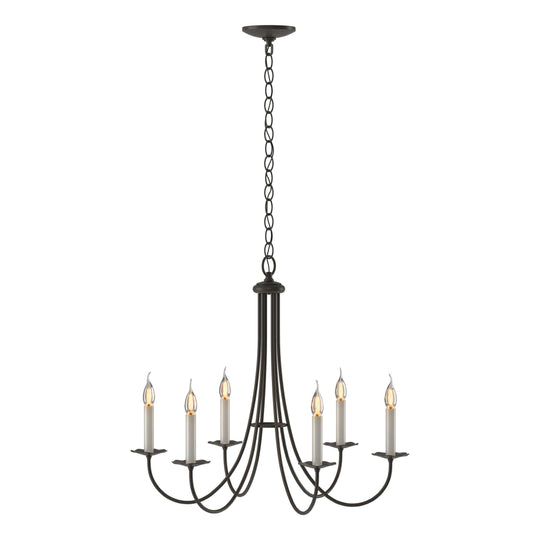 Simple Sweep 6-Arm Chandelier