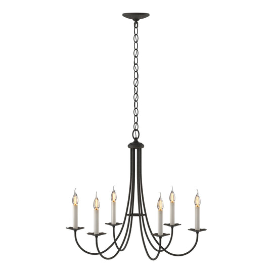 Simple Sweep 6-Arm Chandelier