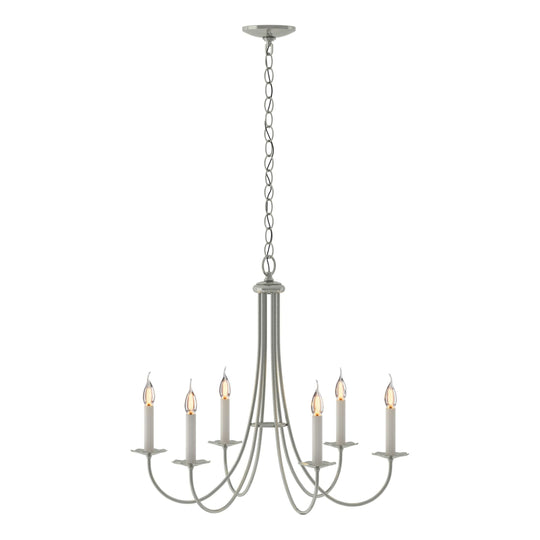 Simple Sweep 6-Arm Chandelier