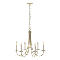 Simple Sweep 6-Arm Chandelier
