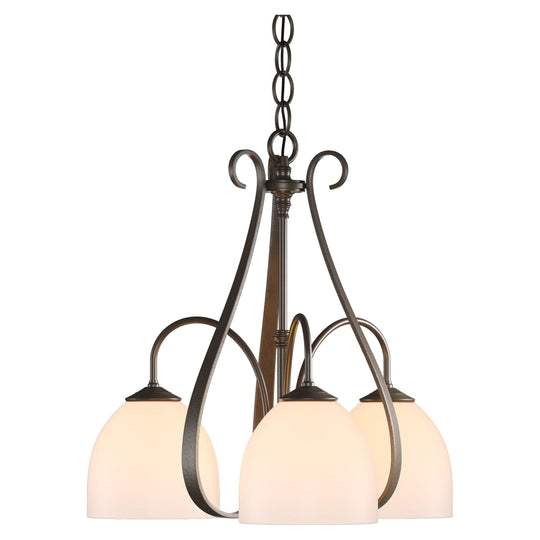 Sweeping Taper 3-Arm Chandelier