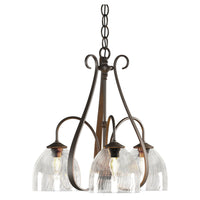 Sweeping Taper 3-Arm Chandelier