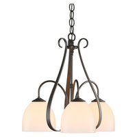 Sweeping Taper 3-Arm Chandelier