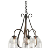 Sweeping Taper 3-Arm Chandelier