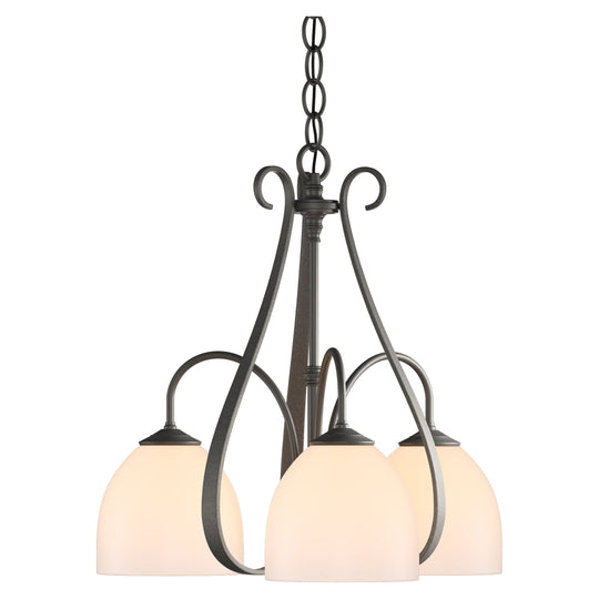 Sweeping Taper 3-Arm Chandelier