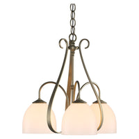 Sweeping Taper 3-Arm Chandelier