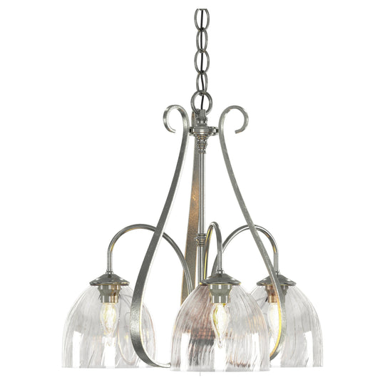 Sweeping Taper 3-Arm Chandelier