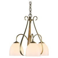 Sweeping Taper 3-Arm Chandelier