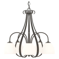 Sweeping Taper 5-Arm Chandelier