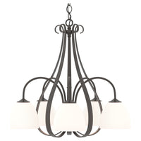 Sweeping Taper 5-Arm Chandelier