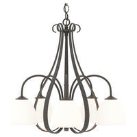 Sweeping Taper 5-Arm Chandelier