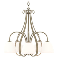 Sweeping Taper 5-Arm Chandelier
