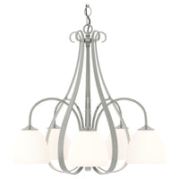 Sweeping Taper 5-Arm Chandelier