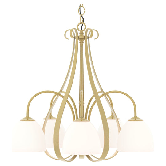 Sweeping Taper 5-Arm Chandelier