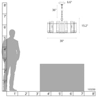 New Town 10-Arm Chandelier