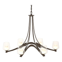 Oval Ribbon 6-Arm Chandelier