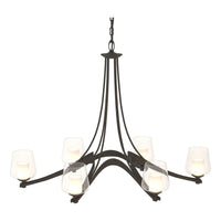 Oval Ribbon 6-Arm Chandelier