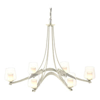 Oval Ribbon 6-Arm Chandelier
