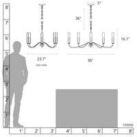 Grace 8-Arm Chandelier