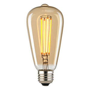 LED Medium Bulb - Shape T64 Base E26 2700K - Light Gold Tint