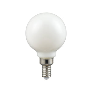 LED Candelabra Bulb - Shape G16.5 Base E12 2700K - Frosted