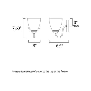 Axis 1-Light Strip Bath Vanity