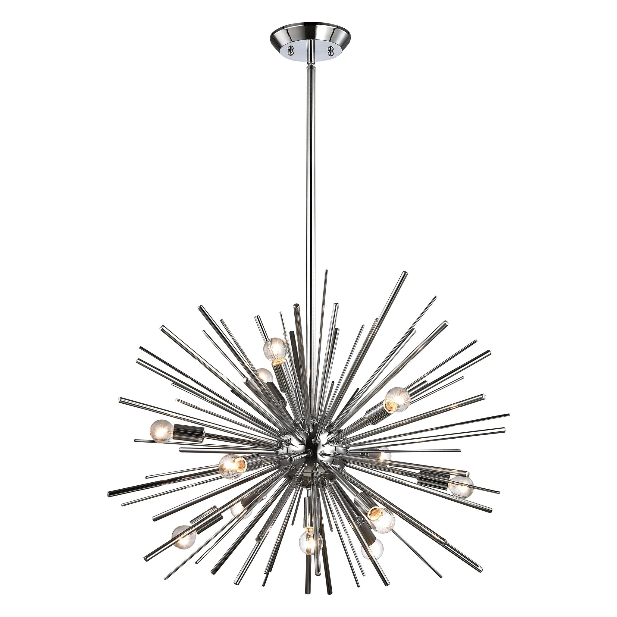 Starburst 27" Wide 12-Light Chandelier