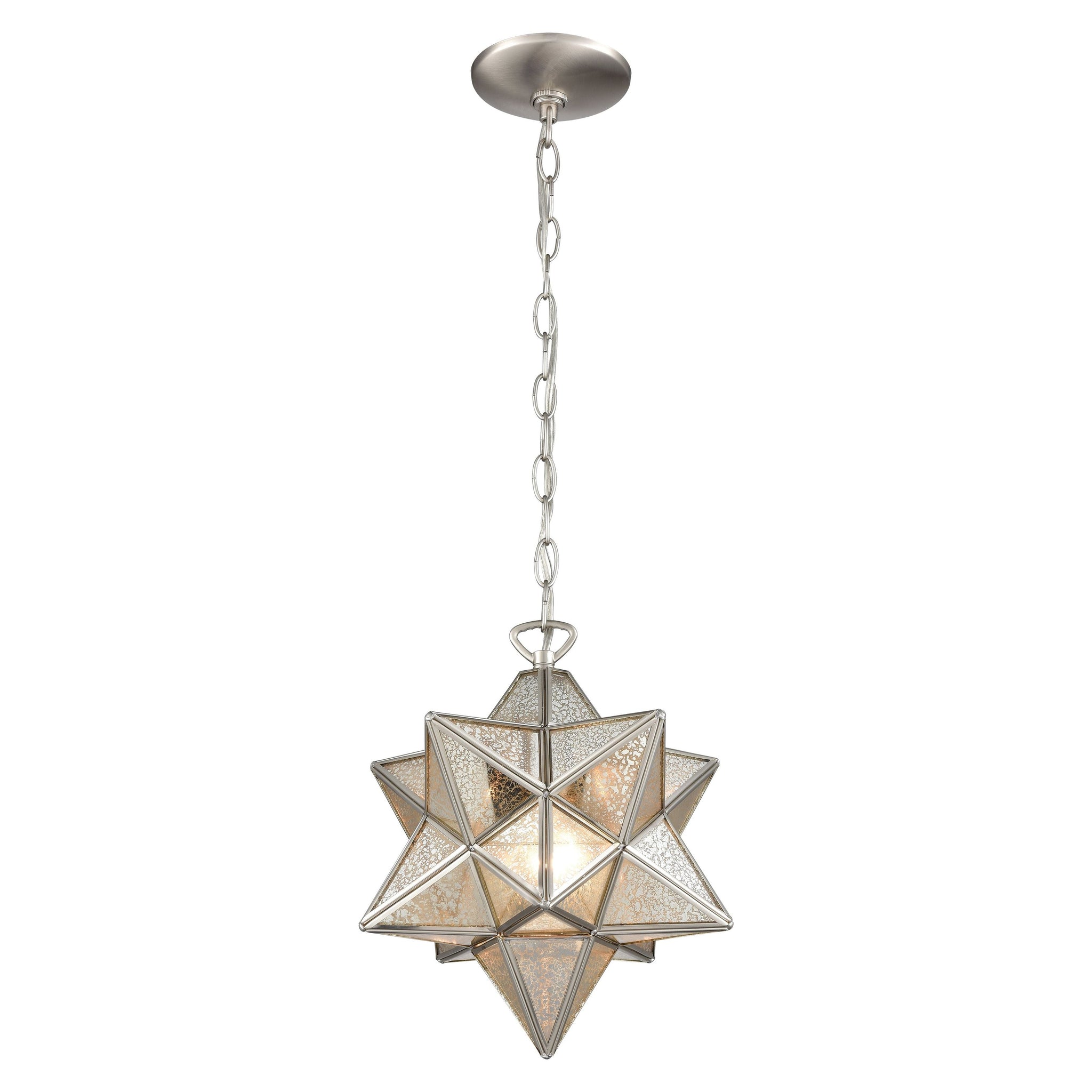 Moravian Star 12" Wide 1-Light Mini Pendant