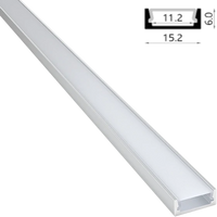 COB Ribbon Aluminum Channel - 1 Meter Length