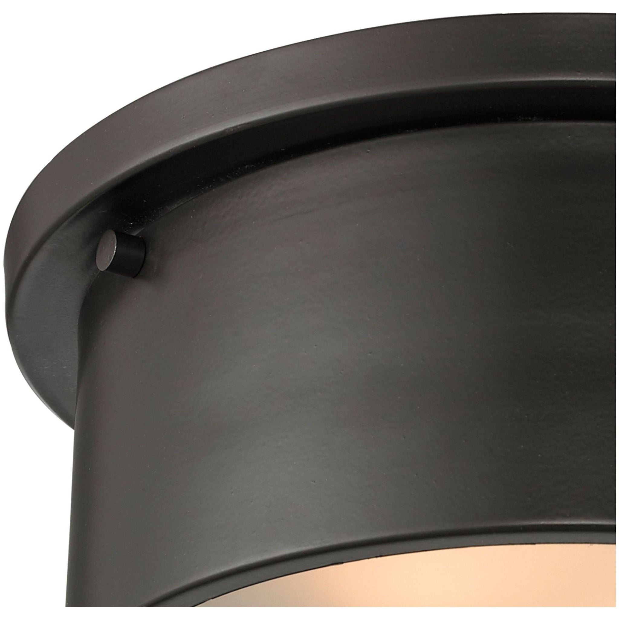 Simpson 10" Wide 2-Light Flush Mount