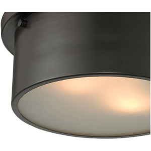 Simpson 10" Wide 2-Light Flush Mount