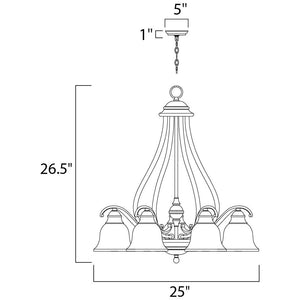 Linda 5-Light Chandelier