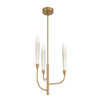 Calle 16" 3-Light LED Chandelier