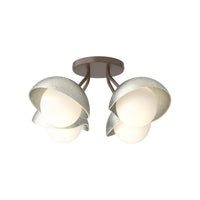 Brooklyn 4-Light Single Shade Semi-Flush