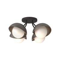 Brooklyn 4-Light Single Shade Semi-Flush