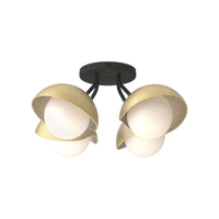 Brooklyn 4-Light Single Shade Semi-Flush