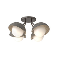 Brooklyn 4-Light Single Shade Semi-Flush