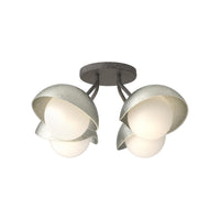 Brooklyn 4-Light Single Shade Semi-Flush