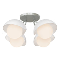 Brooklyn 4-Light Single Shade Semi-Flush