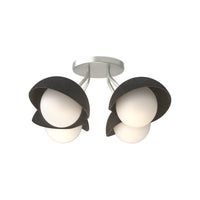 Brooklyn 4-Light Single Shade Semi-Flush