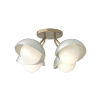 Brooklyn 4-Light Single Shade Semi-Flush